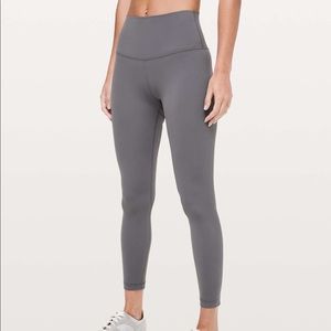LULULEMON GREY ALIGN LEGGINGS 28”